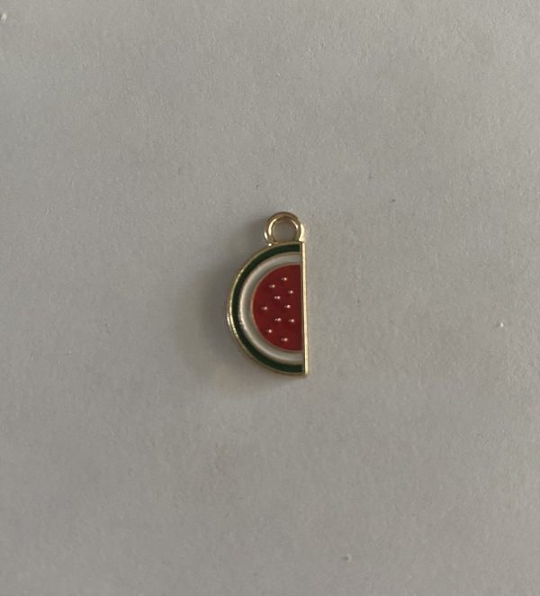Gold Plated Small Half Watermelon Charm