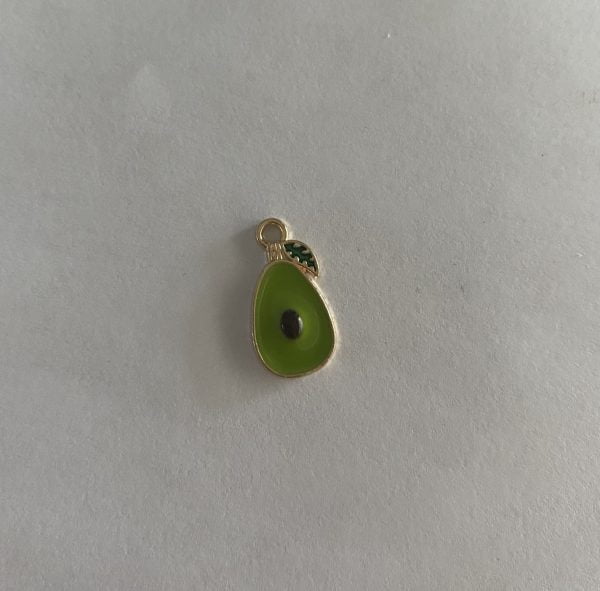 Gold Plated Medium Avocado Charm