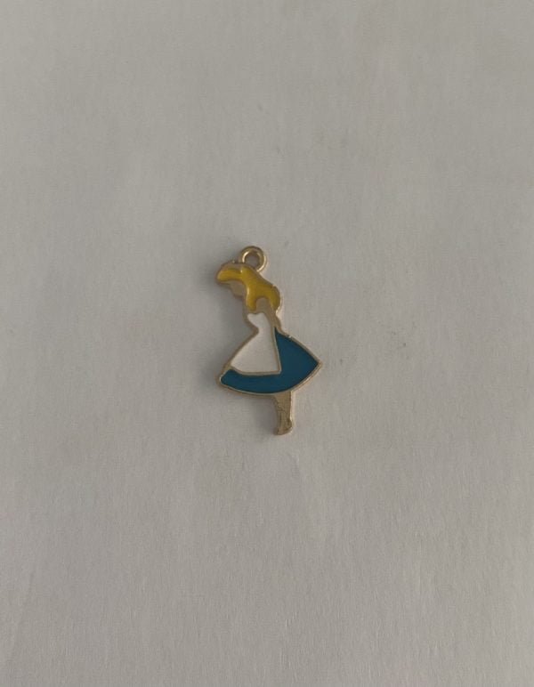 Gold Plated Large Cinderella Charm