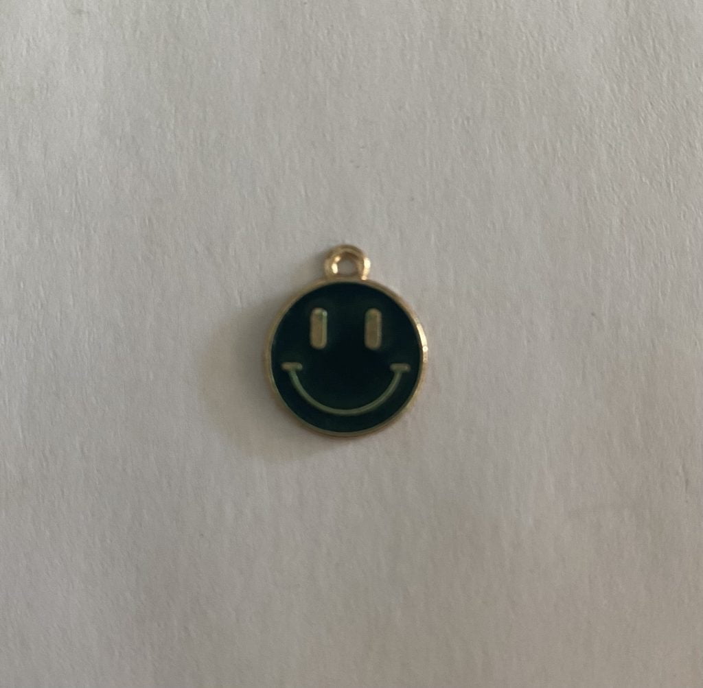 Gold Plated Medium Smile Charm - Beefab Accessories