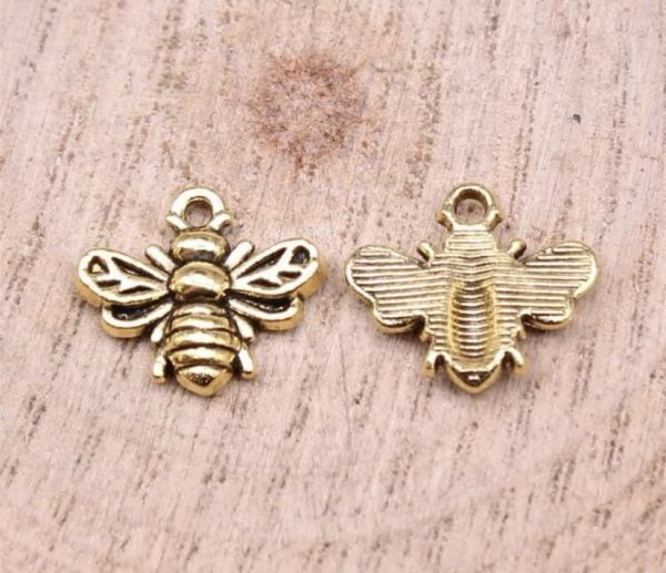 Gold Bee charm