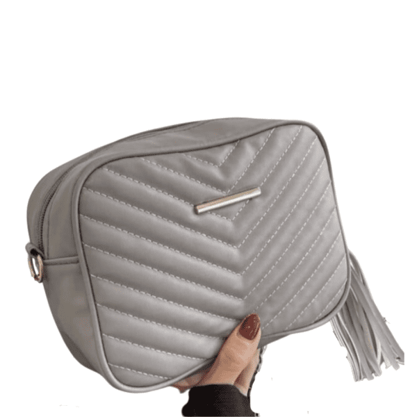 The Grey Gem Chevron Bag