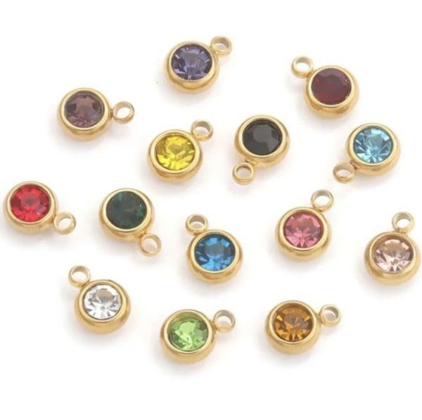 Gold Diamante Charm