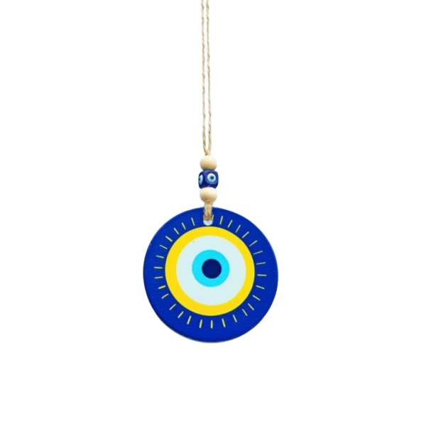 Ceramic Sunshine Evil Eye Hanging Ornament