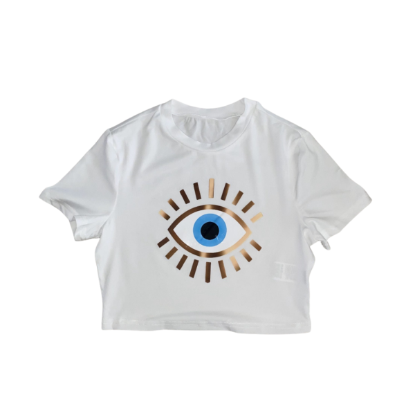 Evil Eye Crop Top