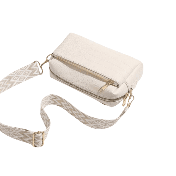 The Beige Snakeskin Chicca Bag