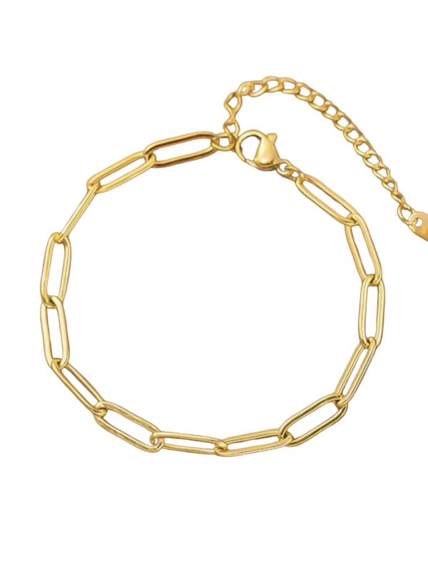 The Gold PaperClip Bracelet