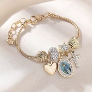 Sacred Blessing Tarnish-Proof Charm Bracelet