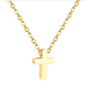 Minimalist Gold plated Stainless steel miniature Necklace